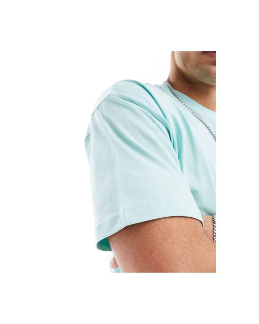 T-shirt oversize turchese di New Look in Blue da Uomo