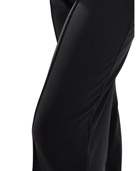 Pantaloni A Fondo Ampio Neri Con Pieghe Sul Davanti di Vero Moda in Black