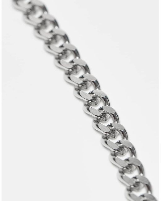 ASOS Green Waterproof Stainless Steel Short Slim 4Mm Chain Necklace for men