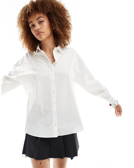 SELECTED White Classic Button Down Shirt