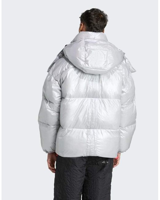 Adidas Originals White Adidas X Moon Boot Padded Jacket for men