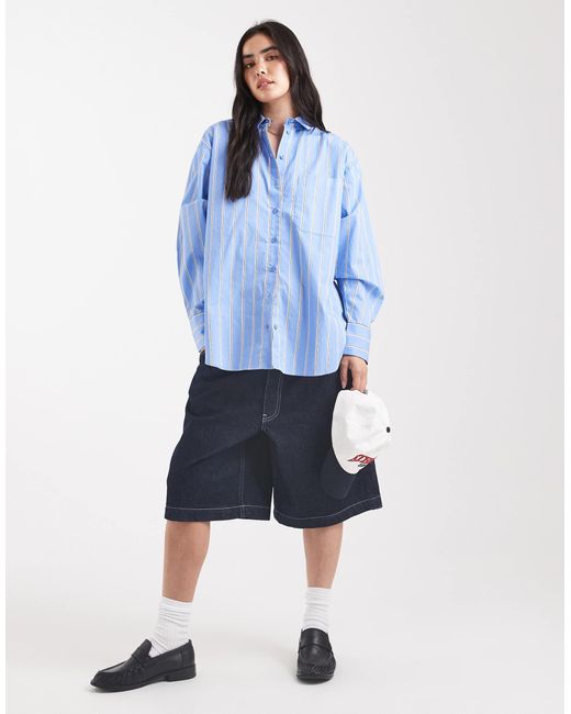 ASOS Blue Oversized Shirt