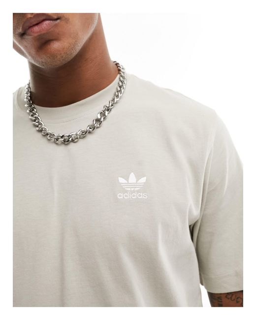 Adidas Originals Natural Essentials T-shirt With Chest Logo for men