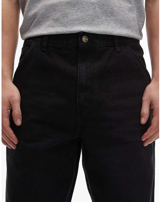 Carhartt Blue Single Knee Straight Leg Trousers for men