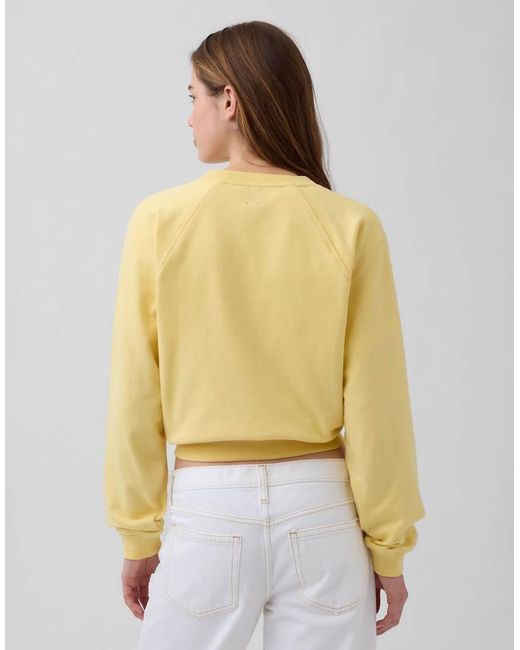 Gap Yellow Colleigate Logo Sweatshirt