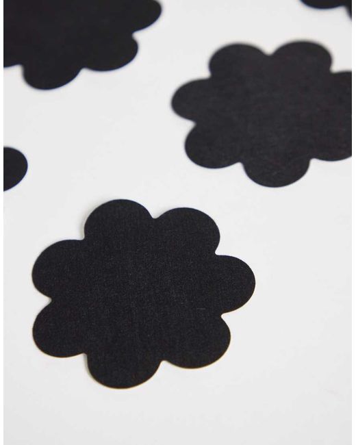 ASOS Black 3 Pack Fabric Nipple Covers