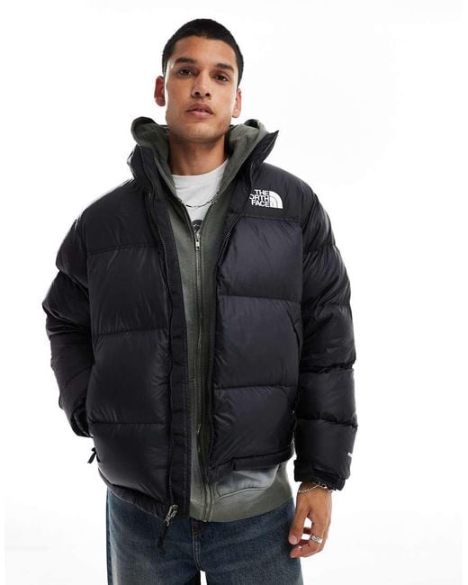 The North Face Retro Nuptse Puffer Jacket in Black for Men Lyst UK