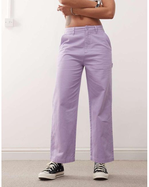 Pantalones Morado Claro De Estilo Carpintero Nolan De Santa Cruz de color Purple