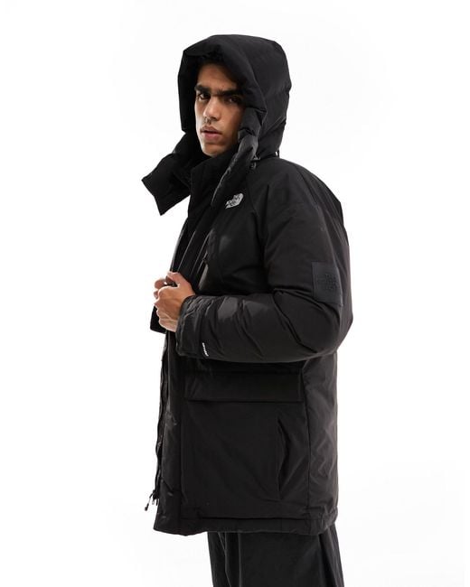 The North Face Black Nse Kembar Insulated Parka Coat for men