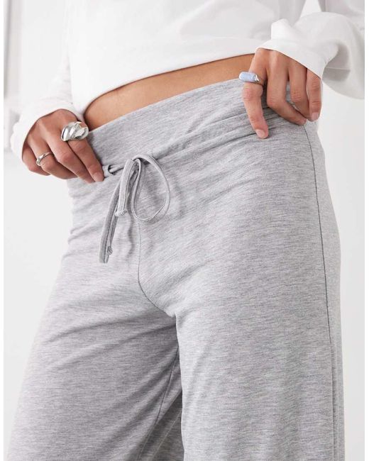 Collusion White Low Rise Yoga Pant