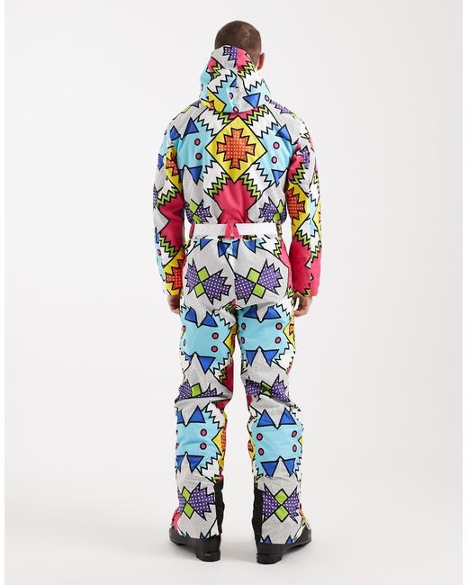 OOSC White Day Tripper Ski Suit for men
