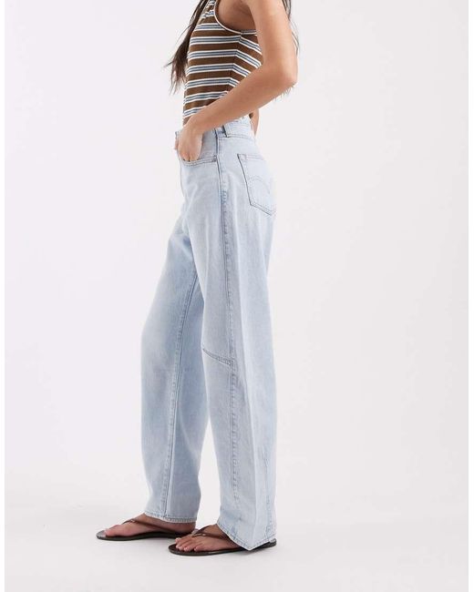 Levi's Blue Cinch Barrel Jeans
