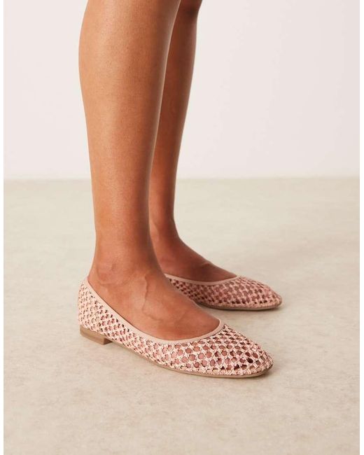 ASOS Natural Lagoon Ballet Flats