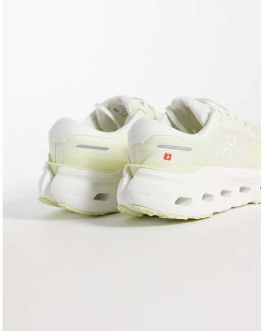 On Shoes White Cloudrunner 3 Running Trainers