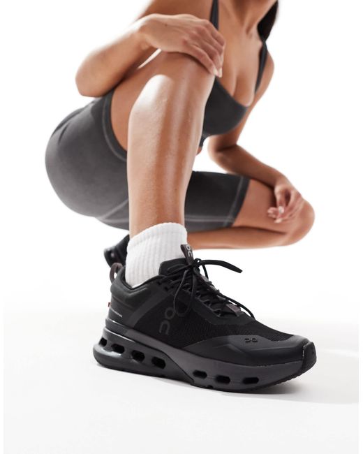 On Shoes Black On – cloudnova x training – sneaker ganz