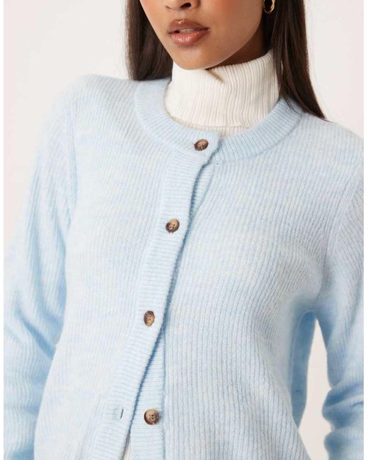 Vila Blue Knitted Cardigan