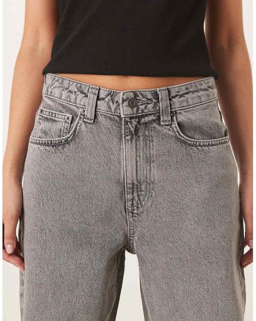 ASOS Natural Slim Barrel Jeans