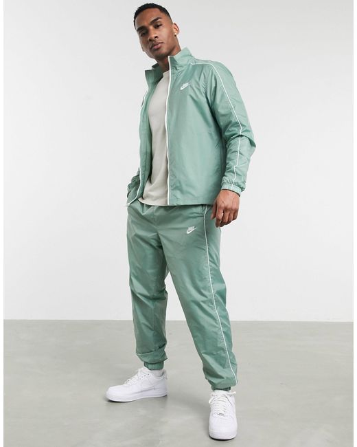 Nike Green Club Woven Tracksuit Set for men