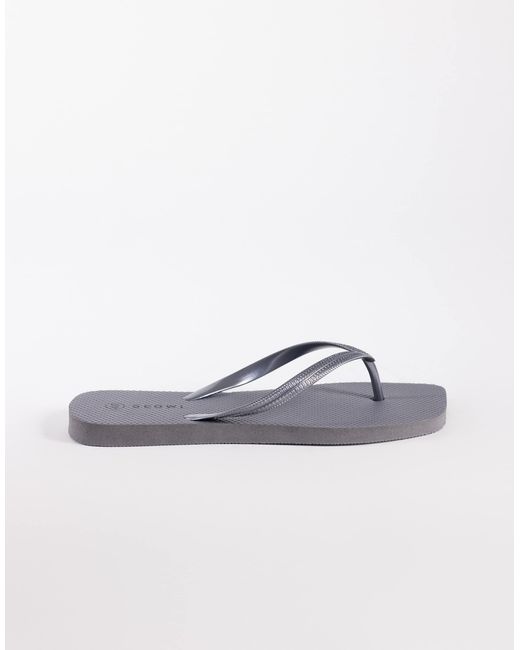 SEQWL Metallic – zehenstegsandalen