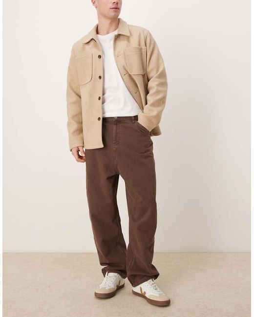 Vaqueros De Corte Skater Con Lavado De ASOS de hombre de color Natural