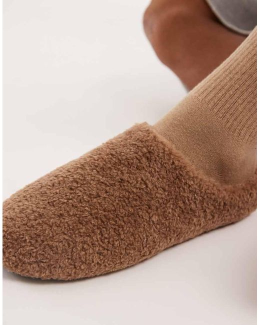 ASOS Brown Mule Slippers for men