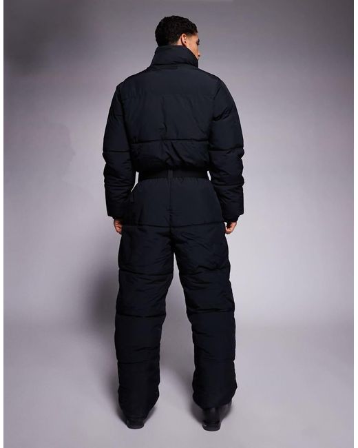 ASOS 4505 Ski & Snow Blue 4505 Ski Water Repellent Insulated Puffer Ski Suit for men