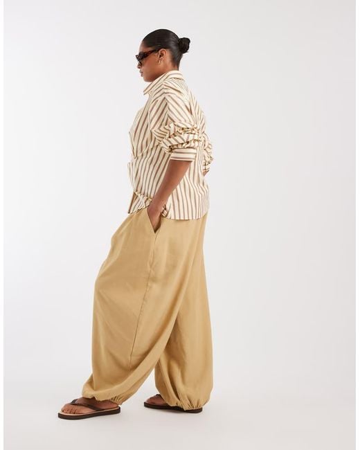 ASOS Natural Curve Tailored Balloon Pants