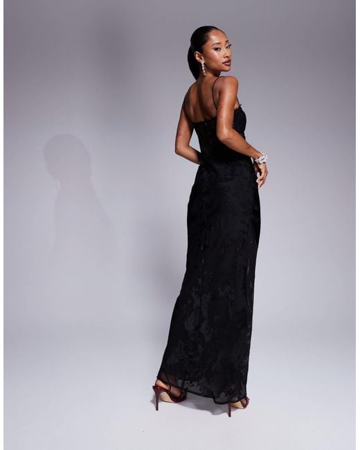 Emerald Green Prom Dress Corset Robe Longue Avec Tulle ASOS DESIGN Draped  Bandeau Corset Maxi Dress