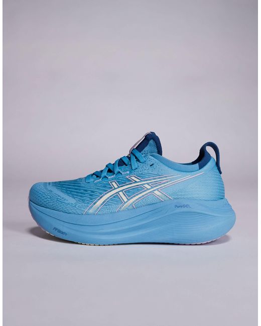 Asics Blue Gel-Nimbus 27 Running Trainers