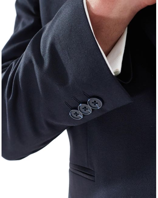 ASOS Blue Slim Suit Jacket for men