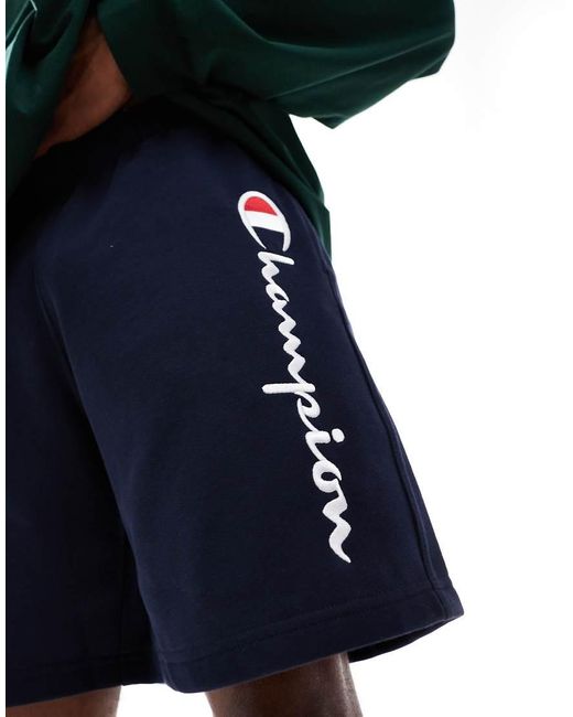 Champion Blue Authentic Shorts for men