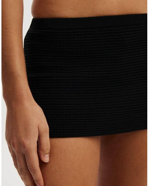 Cotton On Natural Lenni Knit Mini Skirt
