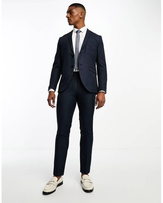 Jack & Jones Black Suit Trousers for men