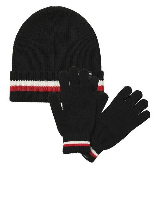 Jack & Jones Black Hat And Gloves Giftbox for men