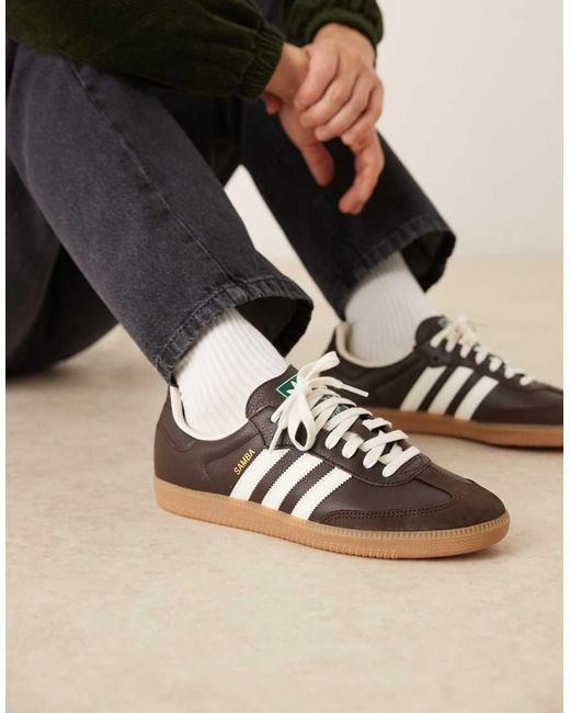 Adidas Originals Black Samba Og Trainers for men