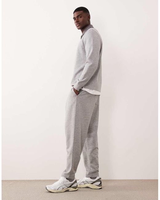 ASOS Natural Tapered Trackies for men