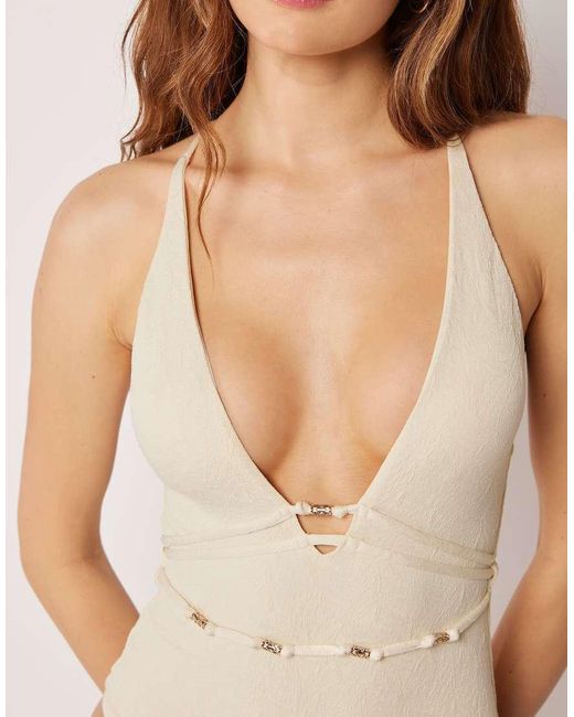 Calzedonia Natural Swimsuit Wild Jungle