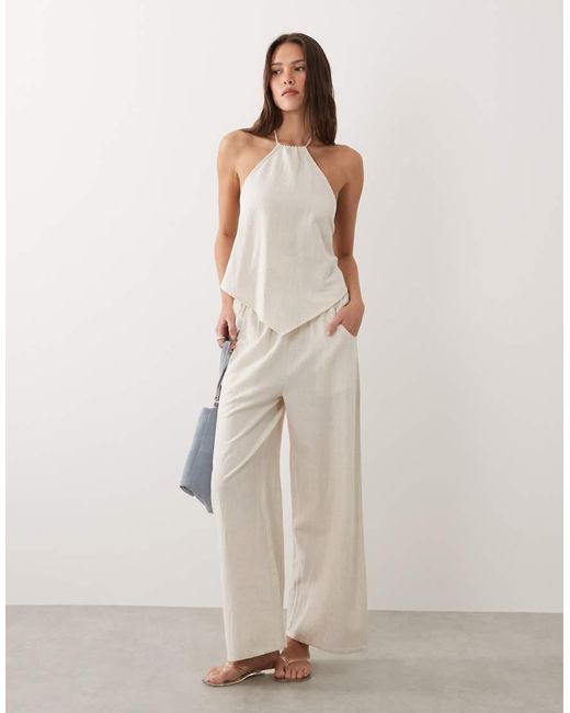 esmé studios White Esmee Longline Beach Top