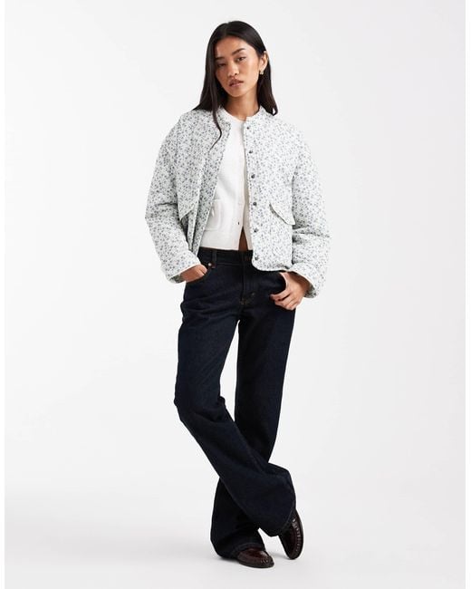 ONLY Gray Quilted Jacket