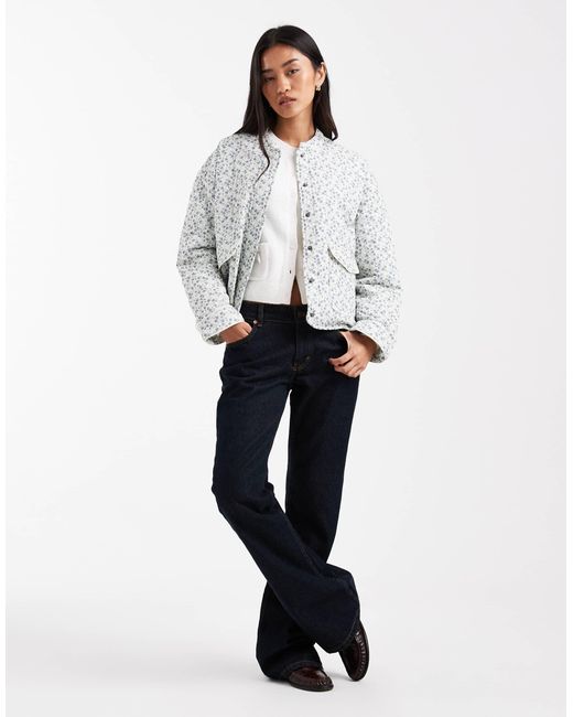 ONLY Gray Quilted Jacket