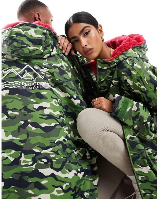 Regatta Green Adult's Changing Robe