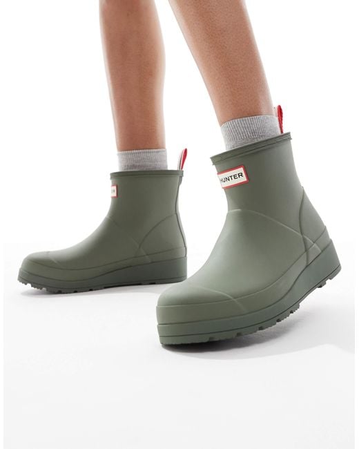 Hunter Green Play Short Boots