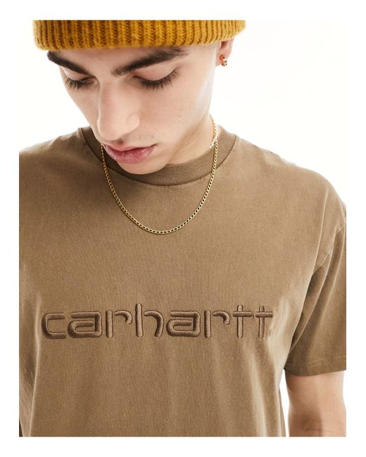 Carhartt – duster – t-shirt in Brown für Herren