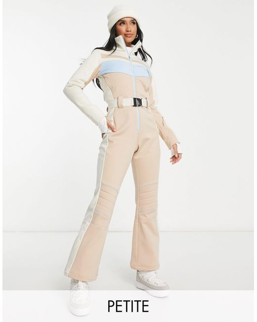 ASOS 4505 Natural Petite Ski Suit