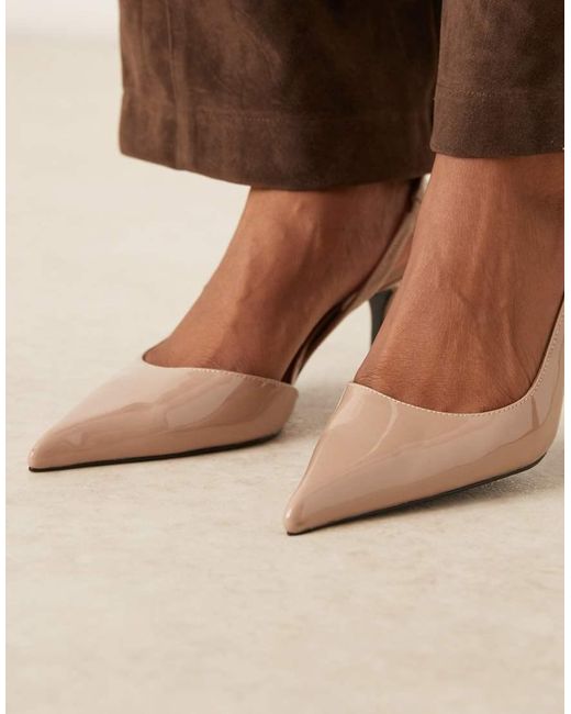 Mango Brown Sling Back Heel