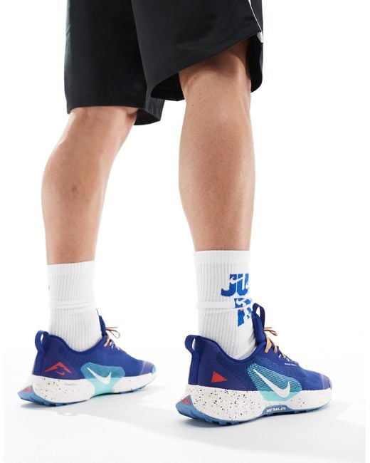 Nike Blue Juniper Trail 3 Trainers for men