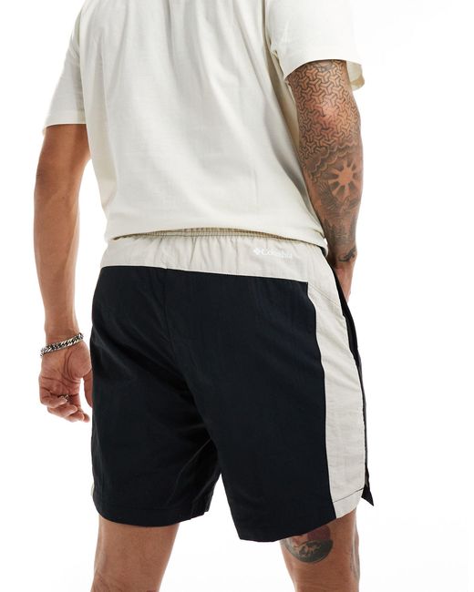 Columbia White Reventure Shorts for men