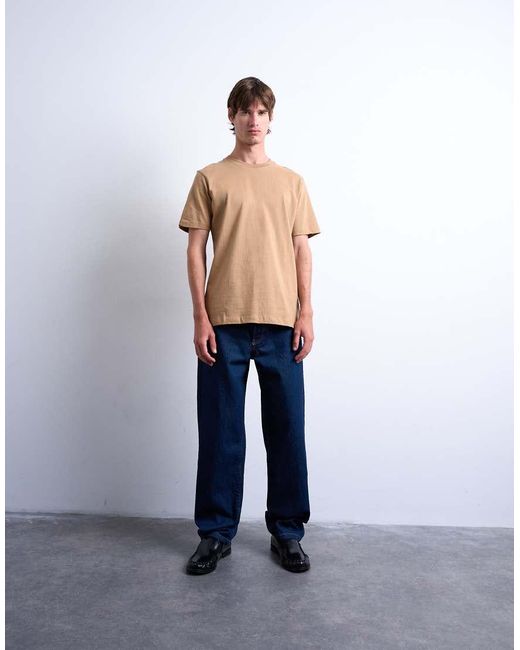 Confezione Da 3 T-Shirt Vestibilità Classica Color Pietra Scuro, Bordeaux E Blu di Topman in Blue da Uomo