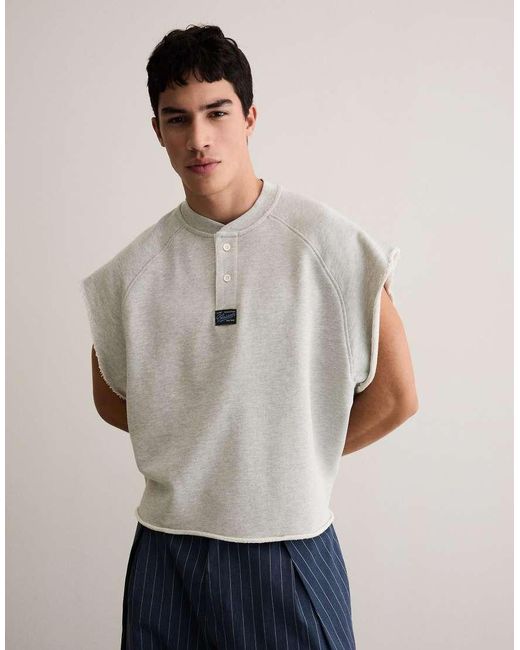 Bershka Gray Workwear Sweatshirt for men