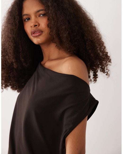 Jdy Black Wide Neck Top